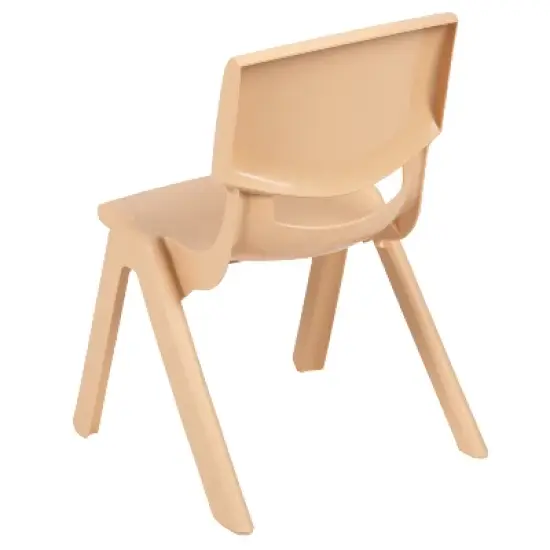 Flash Furniture 2 Pack Plastic Stackable School Chair with 10.5" Seat Height image {4}