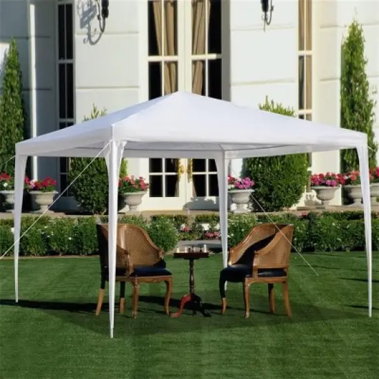 3x3m White Pop Up Gazebo Top Cover Replacement Canopy Roof image {1}