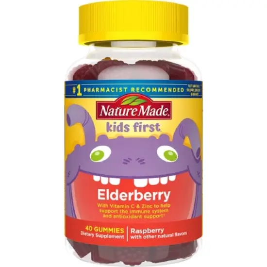 Nature Made Kids First Elderberry Gummies - 40ct image {9}