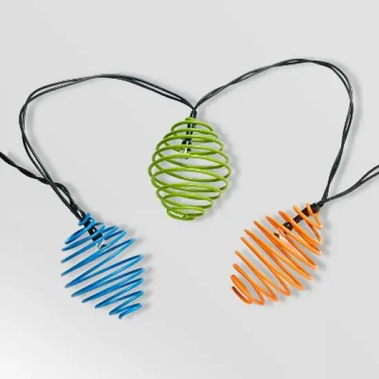 LED Solar String Lights Blue/Green/Orange - Smart Solar image {4}