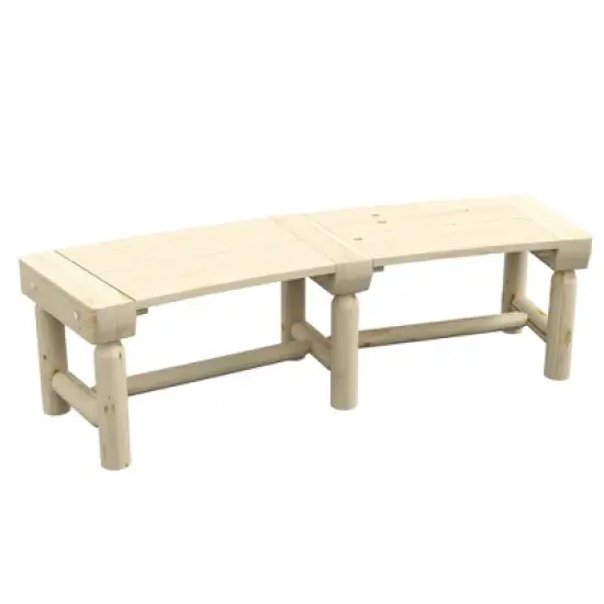 MOEPISY Semicircular Round Outdoor Tree Bench image {9}