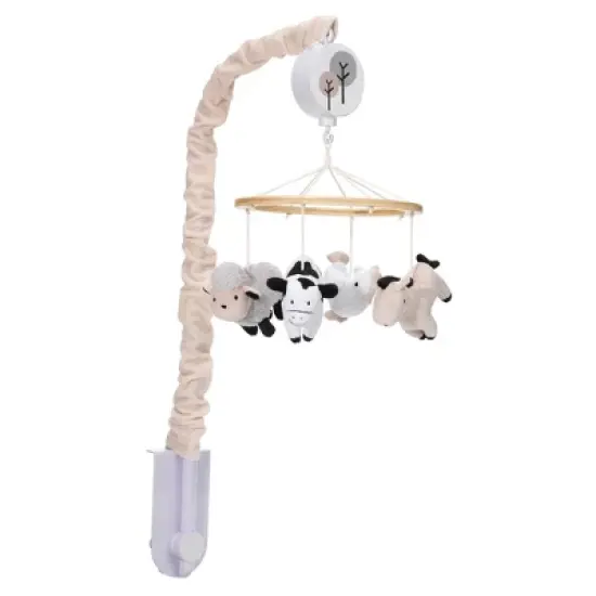 Lambs & Ivy Baby Farm Animals Musical Baby Crib Mobile Soother Toy image {3}