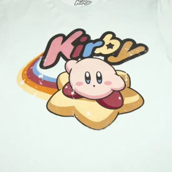 Men's Kirby Short Sleeve Graphic T-Shirt - Light Blue image {2}