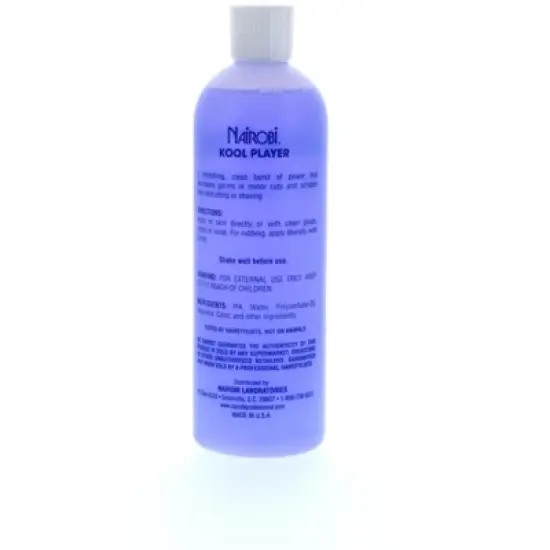 Nairobi Kool Player Antibacterial After Shave, Purple, 16 oz image {4}