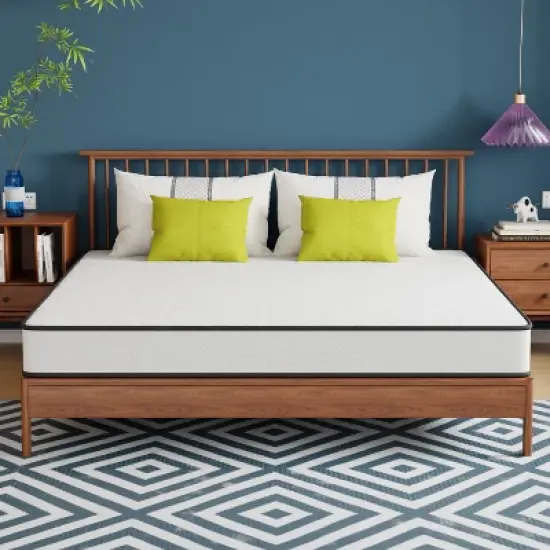 FDW 8 Inch Mattress Medium Firm Spring Mattress Cool Sleep Pressure Relief Fiberglass Free Mattress in a Box CertiPUR-US Certified image {7}