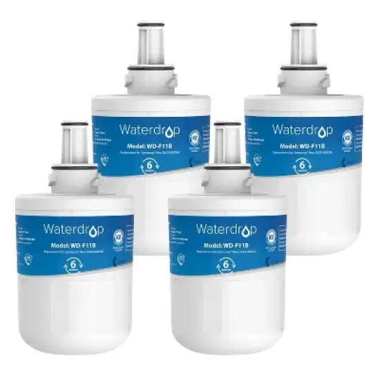 Waterdrop 4pk Refrigerator Water Filter Replacement for Samsung DA29-00003B DA29-00003A image {9}