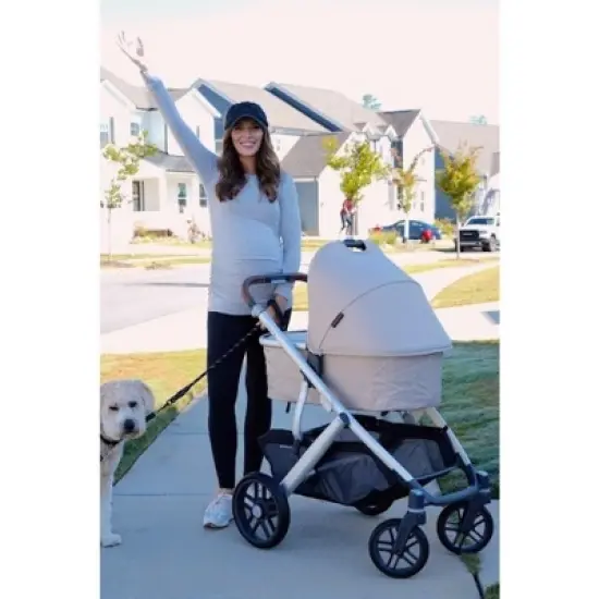 PinkBlush Heather Grey Soft Knit Ruched Maternity Top image {9}