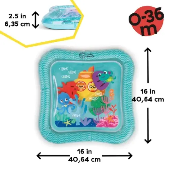 Baby Einstein Ocean Explorers Sensory Splash Water Mat - 0-36 Months - Unisex image {6}