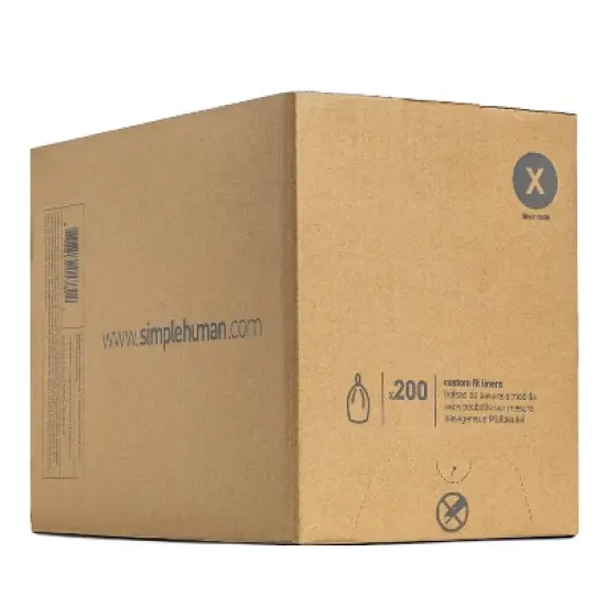 simplehuman Code X Custom Fit Trash Bags White image {1}