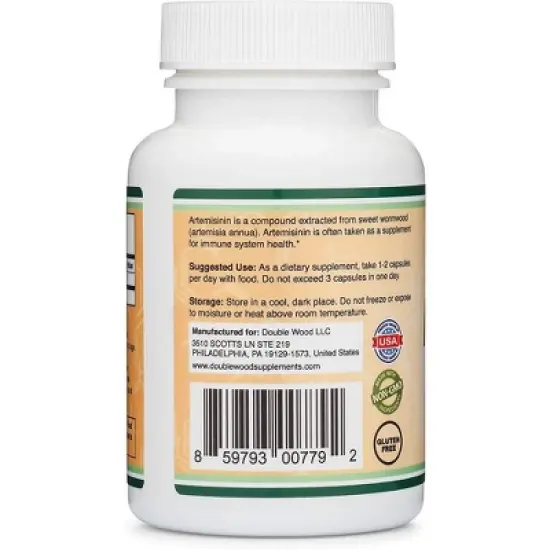 Artemisinin - 120 x 100 mg capsules by Double Wood Supplements - Supports Immune Health image {2}
