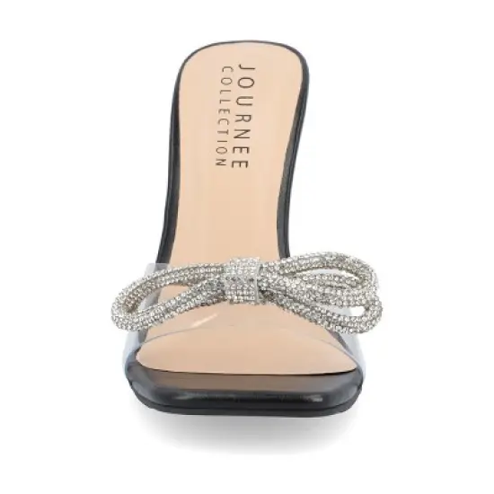 Journee Collection Womens Fenella Tru Comfort Foam High Heel Open Toe Pumps image {5}