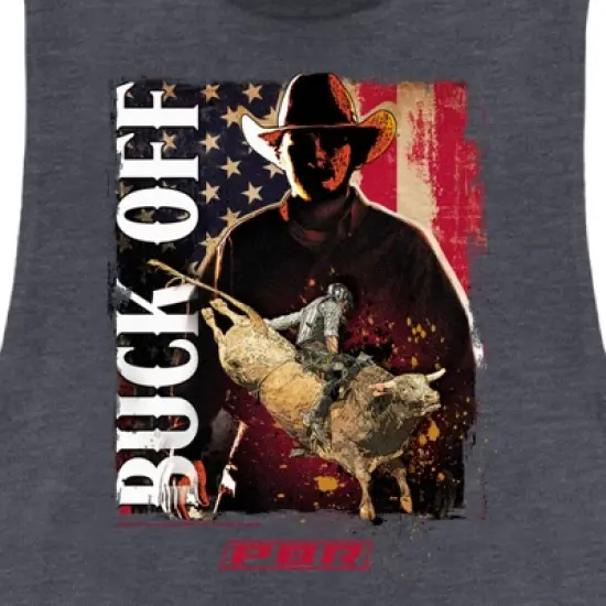 Junior's Professional Bull Riders Buck Off Festival Muscle Tee image {1}