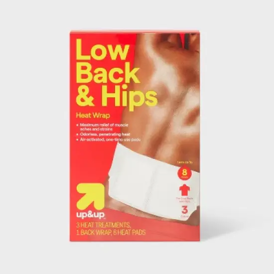 Heat Wraps for Low Back + Hips - 3ct - up&up&trade; image {4}