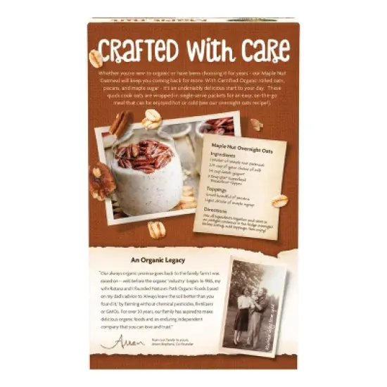 Nature's Path Organic Maple Nut Oatmeal 6pk/84oz image {2}