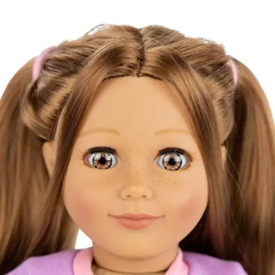 Playtime By Eimmie 18 Inch Doll with Clothing and Backpack Case Allie  image {6}