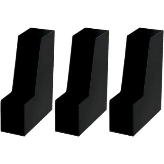 YBM Home Medium Plastic Magazine Holders, Pack of 3 image {4}