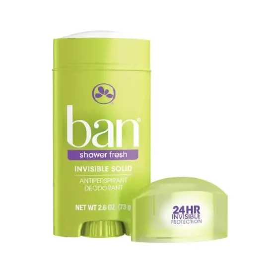 Ban Antiperspirant Deodorant Invisible Solid, 2.6 Oz image {6}