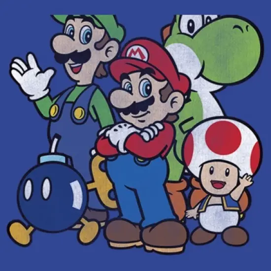 Boy's Nintendo Mario Super Bros T-Shirt image {1}