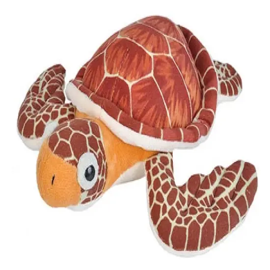 Wild Republic Cuddlekins Mini Loggerhead Sea Turtle Stuffed Animal, 8 Inches image {1}