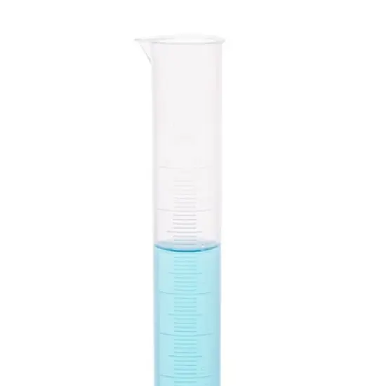 Supertek Polypropylene Measuring Cylinder, Hexagonal Base, 100ml, Pack of 12 image {3}