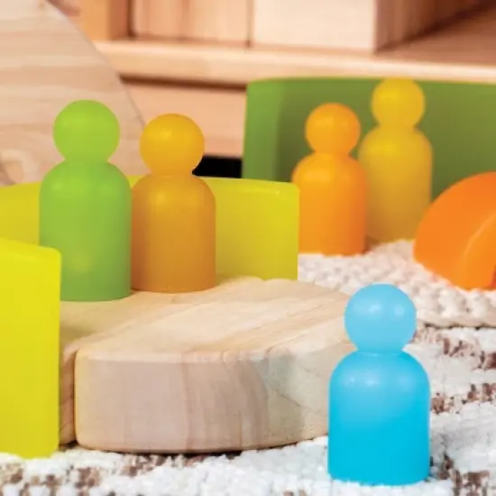 Kaplan Early Learning Discovery Stackers - Natural Arch - 5 Pieces image {6}