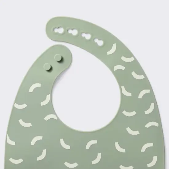 Silicone Bibs - 2pk - Animals/Cresents - Cloud Island&trade; image {2}