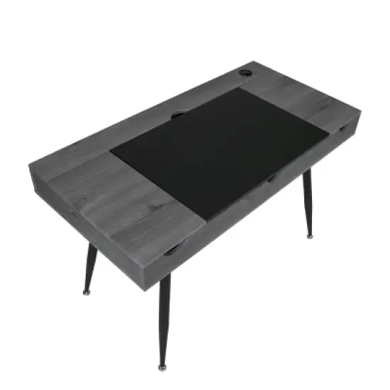 Nook Modern Office, Laptop and Writing Desk with Storage Compartments - Calico Designs image {10}