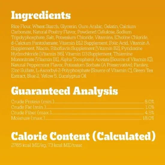 Pedigree Mint and Peppermint Flavor Dentastix Large Dental Dog Treats image {9}