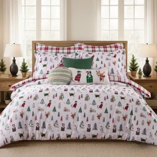 Meowy Christmas Comforter Set - Levtex Home image {5}