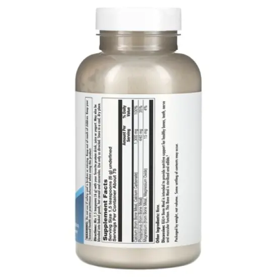 KAL Bone Meal Powder | Sterilized & Edible Supplement Rich in Calcium, Phosphorus, Magnesium | For Bones, Teeth, Nerves, Muscular Function | 16 oz image {1}