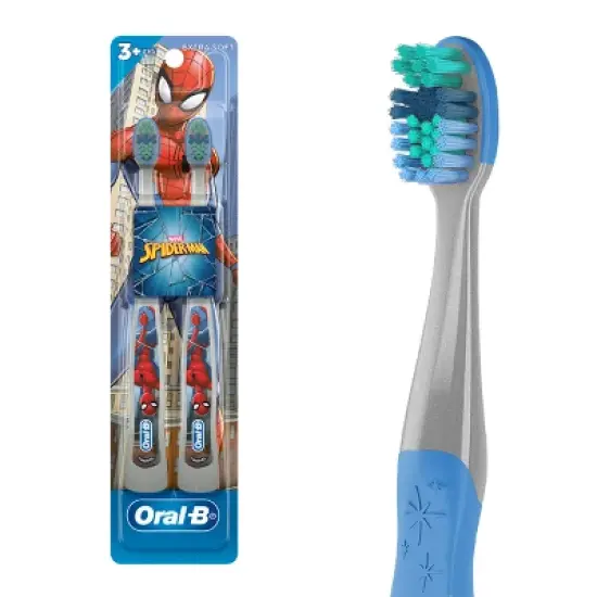 Oral-B Kids' Toothbrush featuring Marvel's Spider-Man Soft Bristles - 2ct image {11}