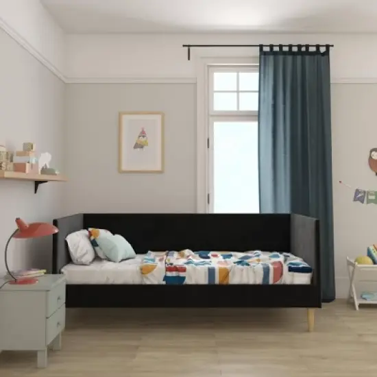 Twin Fabio Velvet Mid-Century Daybed - Room & Joy image {5}