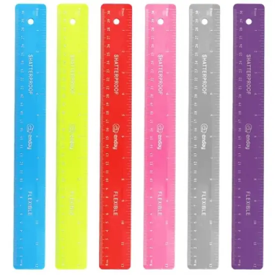 Enday 12" (30cm) Flexible Ruler image {8}