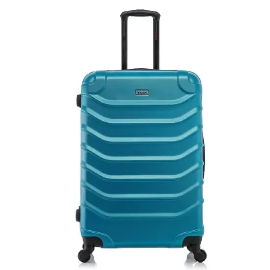 InUSA Endurance Lightweight Hardside Large Checked Spinner Suitcase image {2}