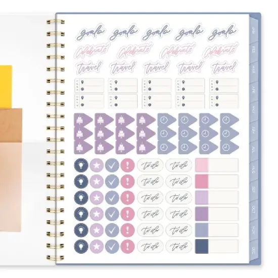 Cambridge Leah Bisch Large 2025-2026 Weekly/Monthly 11"x9.375" Ciara Floral image {7}