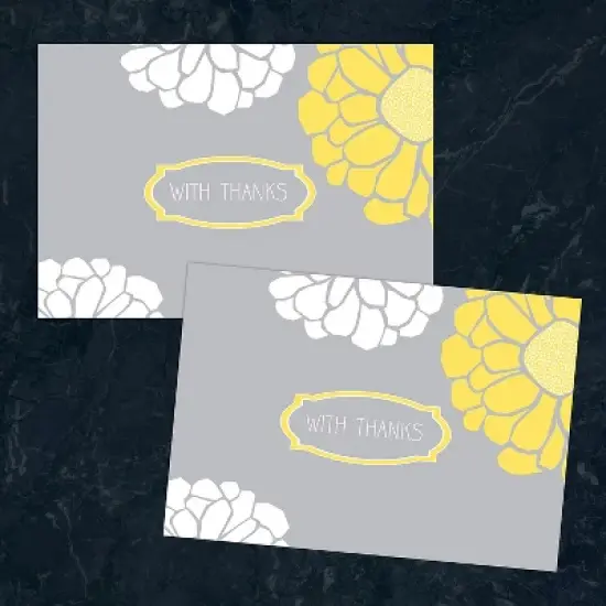 Great Papers! Sunny Flowers Thank You Cards 24/Pack 2014017 image {2}