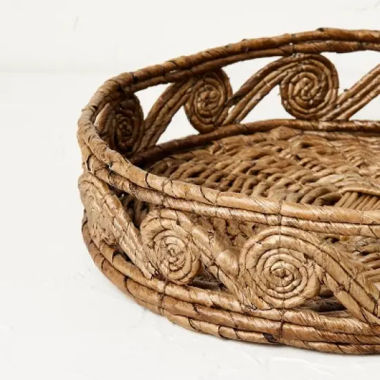 Swirl Woven Tray - Opalhouse&trade; designed with Jungalow&trade; image {3}