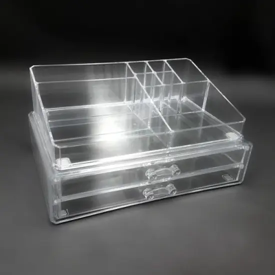 OnDisplay 2-Tier Deluxe Tiered Acrylic Cosmetic/Jewelry Organizer image {1}