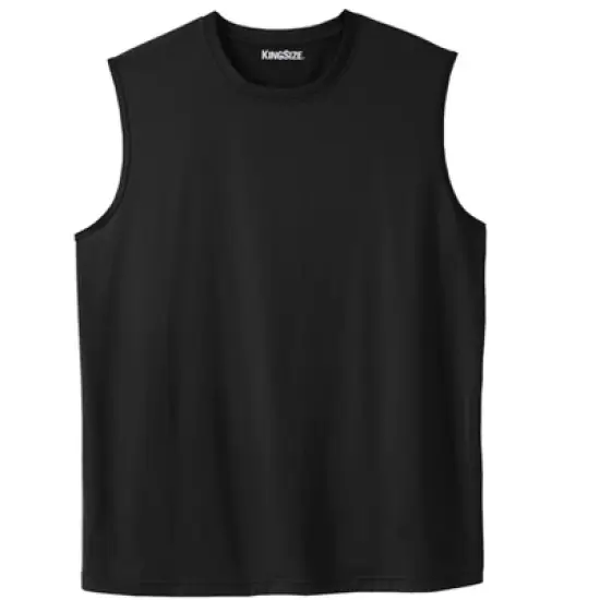 KingSize Men's Big & Tall Moisture Wicking Muscle Tee image {6}