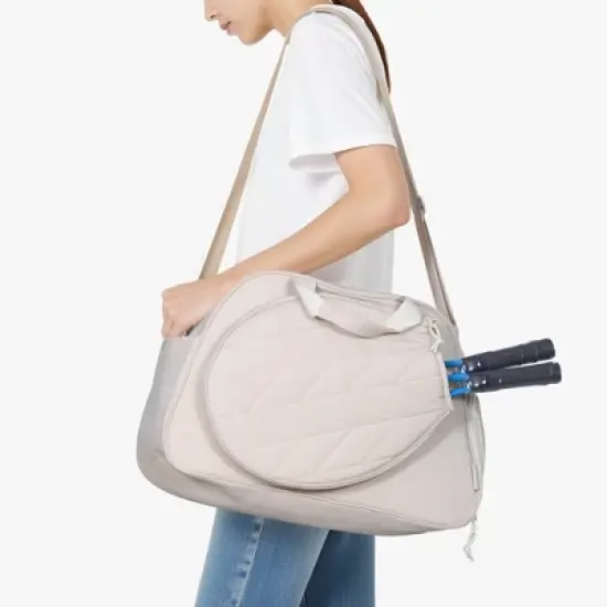 Hynes Eagle Pickleball Duffel Bag &ndash; Water-Resistant Paddle Sports Gym Bag with Laptop Sleeve, Shoe Pocket & Court Hooks image {8}