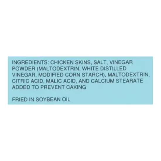 Flock Salt & Vinegar Chicken Skin Crisps - Case of 8/2.5 oz image {5}