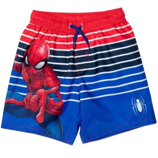 Marvel Spider-Man Rash Guard and Swim Trunks Outfit Set Toddler image {3}