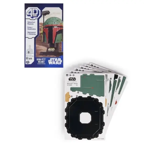4D BUILD - Star Wars Boba Fett Model Kit Puzzle 93pc image {6}
