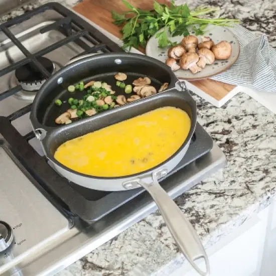 Nordic Ware Italian Frittata and Omelet Pan- Gray image {1}
