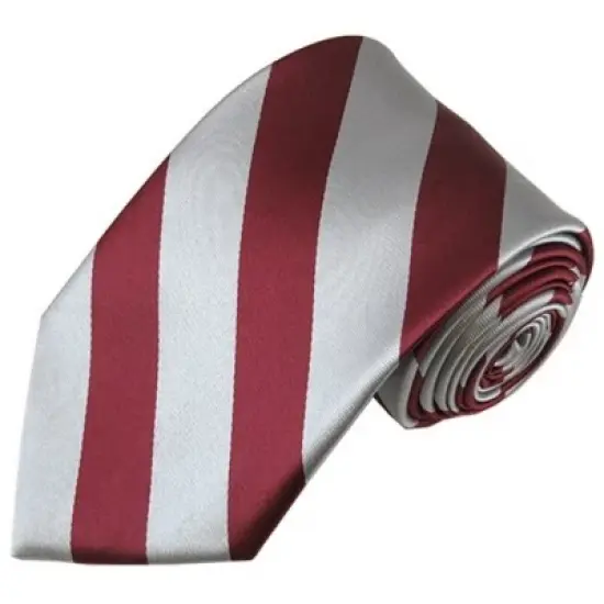 Men's 3.25 W And 58 L Inch With 0.75 Inch Stripe Width College Stripe Woven Necktie image {25}