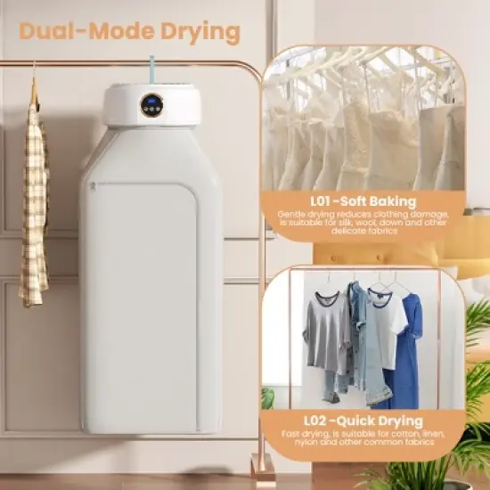 Portable Clothes Dryer With Remote Control And Dry Bag image {2}