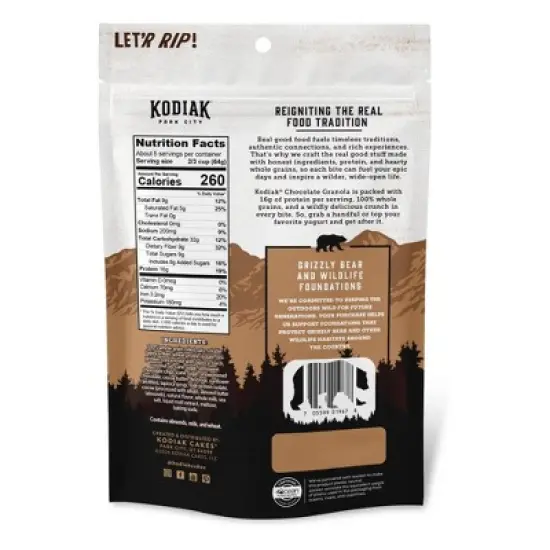 Kodiak Protein-Packed Chocolate Oat Granola - 11oz image {5}