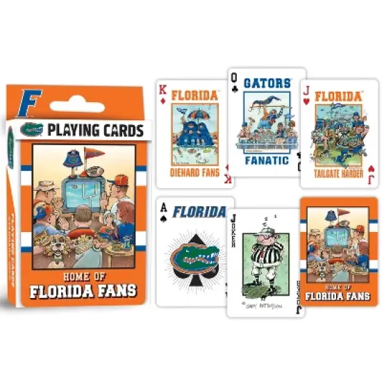 MasterPieces Officially Licensed NCAA Florida Gators Fan Deck Playing Cards - 54 Card Deck image {3}
