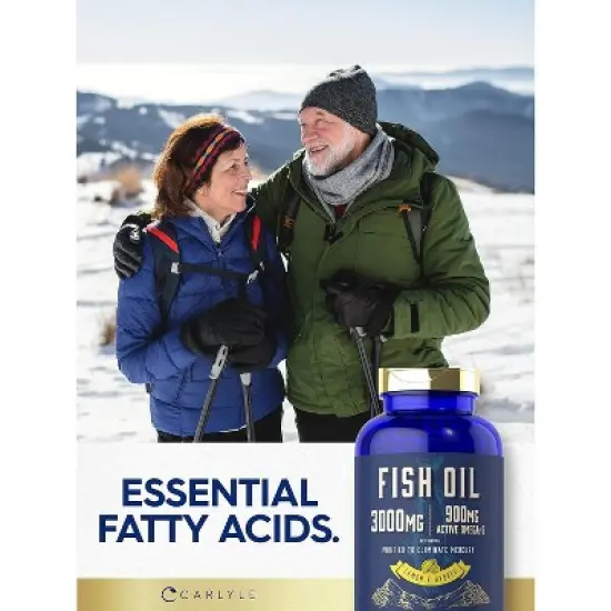 Carlyle Fish Oil 3000mg | Lemon Flavor | 200 Softgels image {5}