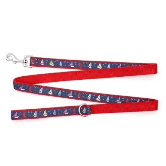 The Worthy Dog Sailboats Dog Leash image {3}